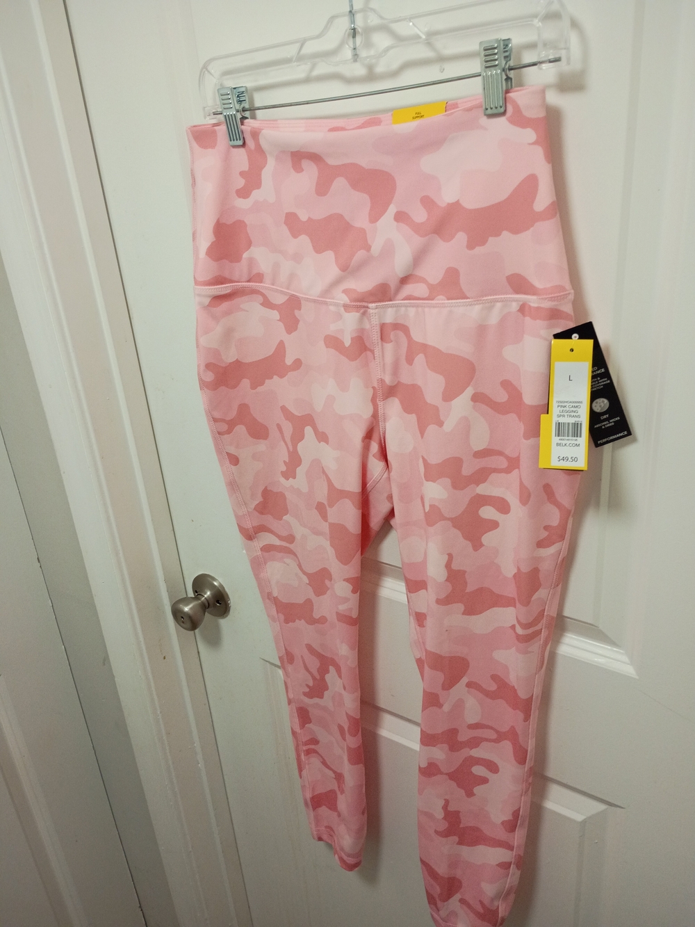 ZELOS Pink Camo High-Waist Leggings - Picture 4 of 10